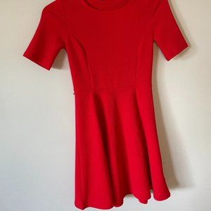 Red Flare Dress
